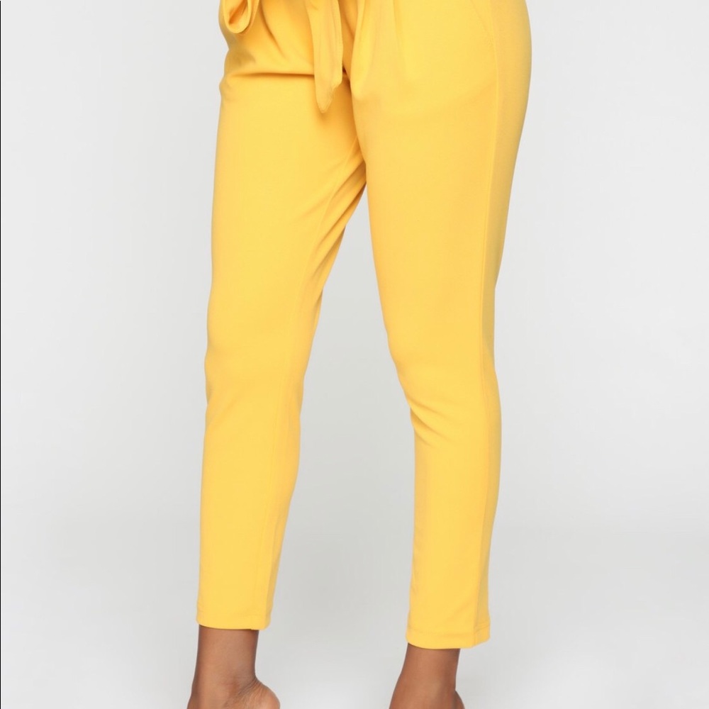ADORABLE MUSTARD PANTS SIZE:XL - Picture 6 of 6